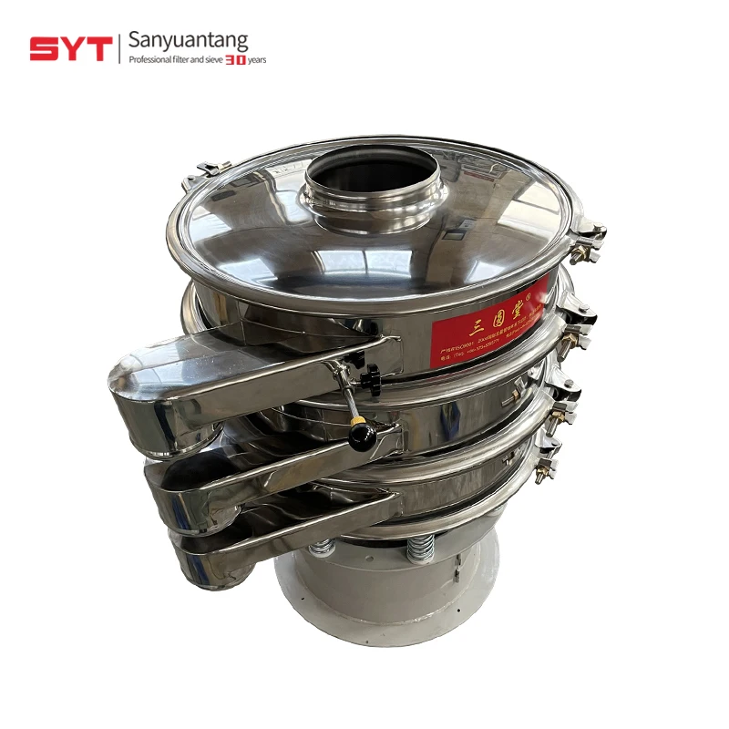 Kaolin Vibrating Screen Black Fly Farming Sieving Machine Sieve Shaking Sifter