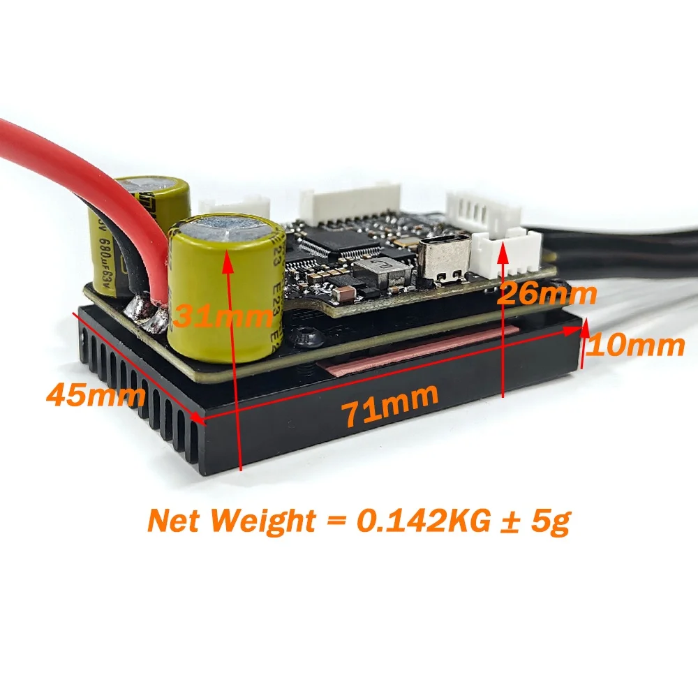 Maytech New VESC100A Electric Speed Controller 100A Benjamin Vedder Controller Programmable VESC for Electric Skateboard Robotic