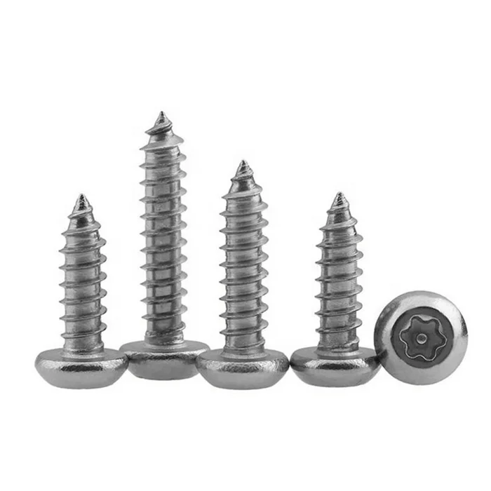 ISO 14585 SS 304 316 Torx Socket Pan Head Tapping Screws