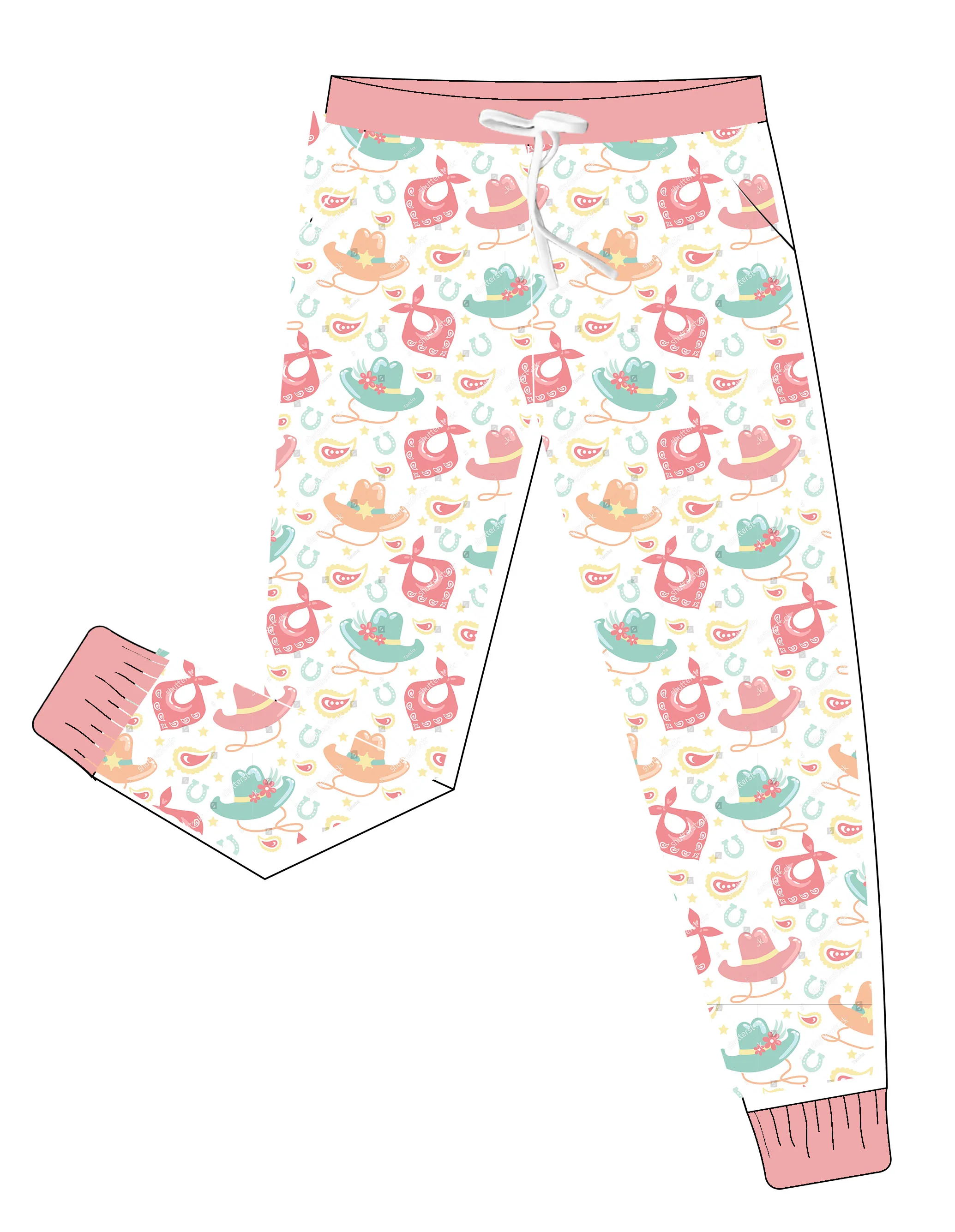 Западный ковбойский тематический бамбуковый детский комбинезон с принтом индивидуальное бамбуковое детское одеяло