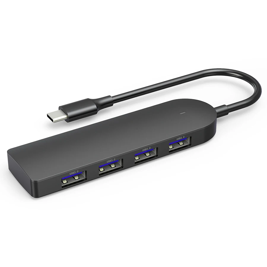 
USB C Hub with 4 USB 3.0 Ports USB C Adapter for Laptop 