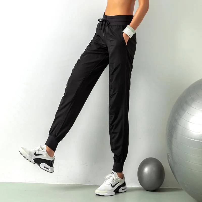 New stock womens joggers black hip hop pants for cool girls sweatpants