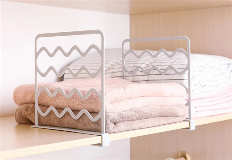 
Plastic Shelf Dividers Closets Shelf and Closet Separator for Wood Closet Set of 3 