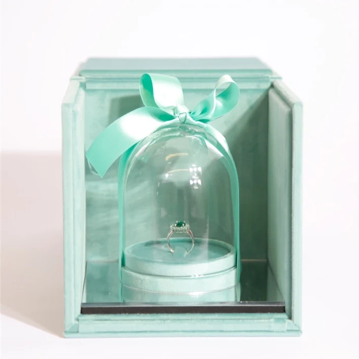 Складная бархатная коробка для ювелирных изделий