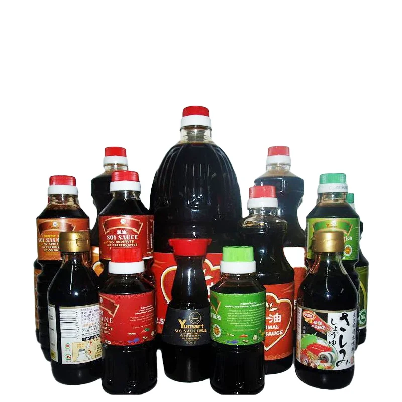 High Quality Bottled Soy Sauce Light and Dark Varieties Brewed Processing Type