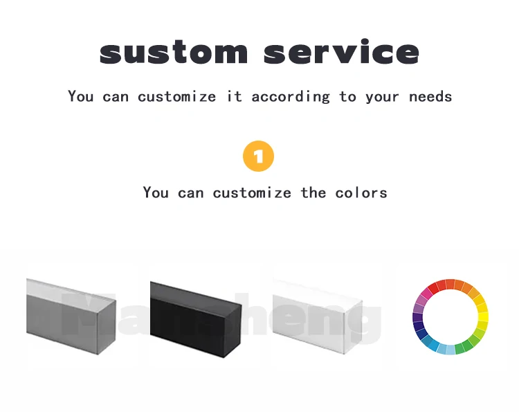 Factory price supplier LED aluminum profile channel housing for LED light strip aluminum profiles