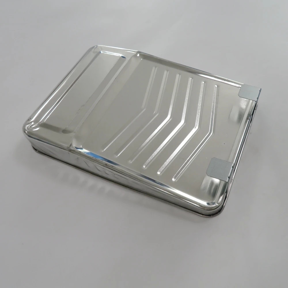 Custom Hardware Metal Rust Resistant Paint Roller Tray Heavy-Duty Metal Paint Tray Multi Deluxe Metal Tray