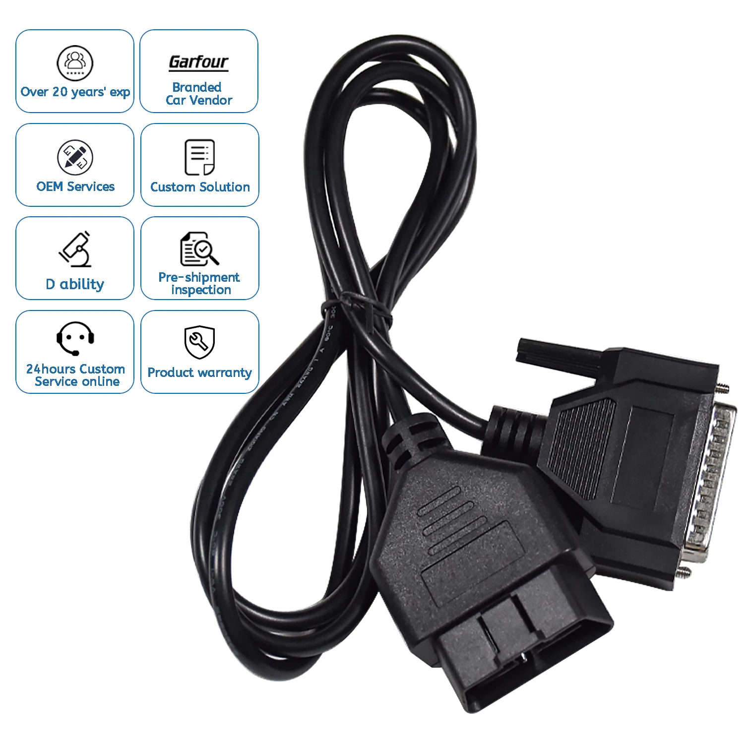 obd 2  Universal T-Harness Kit with Mounting Brackets Copper Conductor and PVC Insulation for Automobile and Car OBD T-Cable