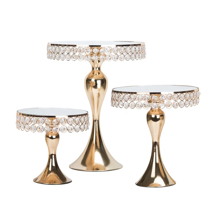 
 Круглая декоративная стеклянная зеркальная подставка для кексов золотого и серебряного цвета, подвесная Хрустальная подставка для торта на свадьбу, послеобеденного чая, нержавеющая сталь  