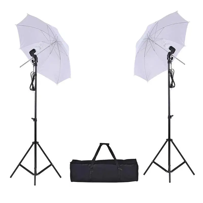 33 inch Soft Flash Light Studio Equipment Camera Photo Accessories Reflector Umbrella, Soft Light Umbrella Stand Kit