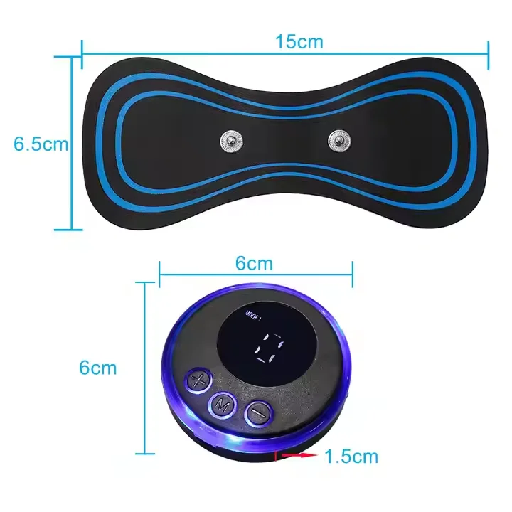Portable Electronic PU Patch Massager Devices for Neck Back Leg Arm and Waist Massage Popular for Shoulder Application