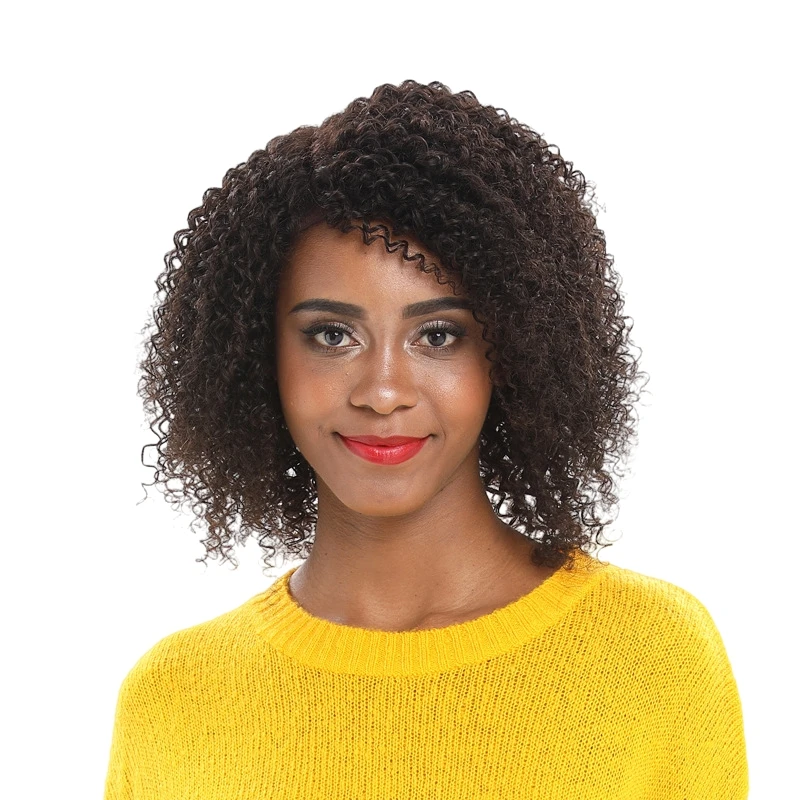 Wholesale Of New Features 100 %  top quality 12a raw brazilian human hair full lace kinky hd  wigs With Strength Store