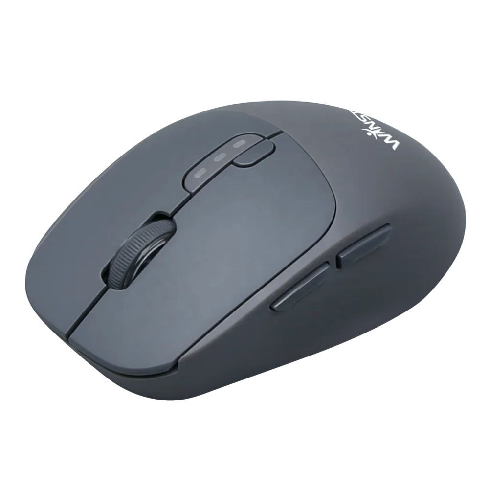 Low MOQ 6 Keys 1600DPI USB Laptop Mice Rechargeable 500mAh Type-C Charging Power Display 2.4Ghz Mini Wireless Mouse for Computer