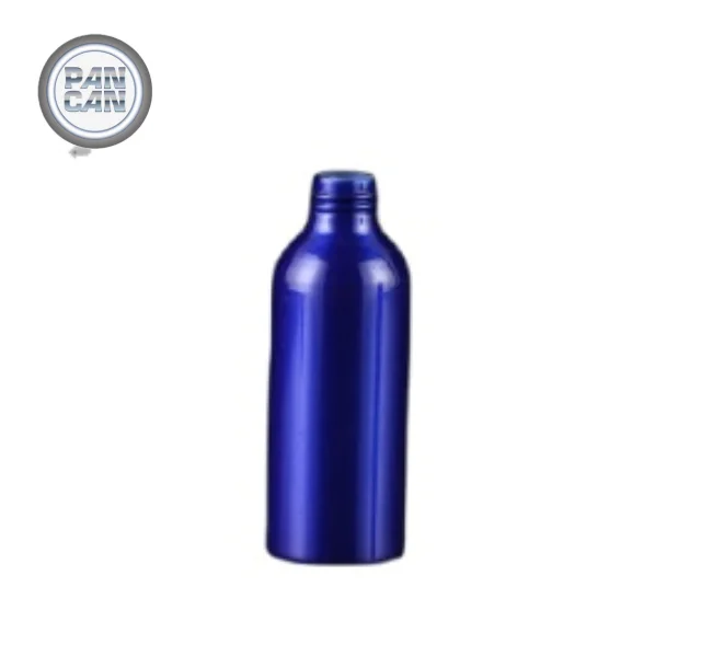 Aluminium Bottle Colour Spray Bottle 300ml 400ml 500ml Aluminum Shampoo Personal Care Cap with Brush Offset Printing