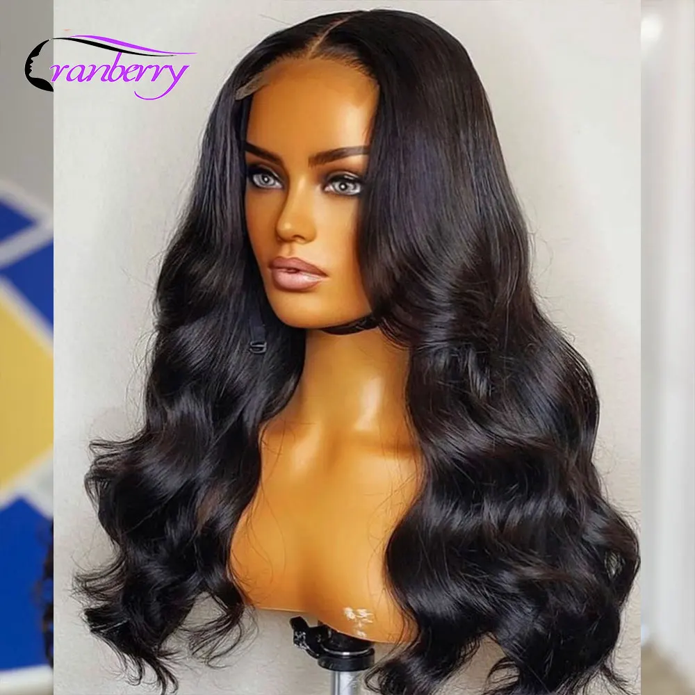 40 Inch 250 Density Cuticle Aligned Origin Bresilienne Human Hair Wigs Lace Front Bodywave Wig Human Hair