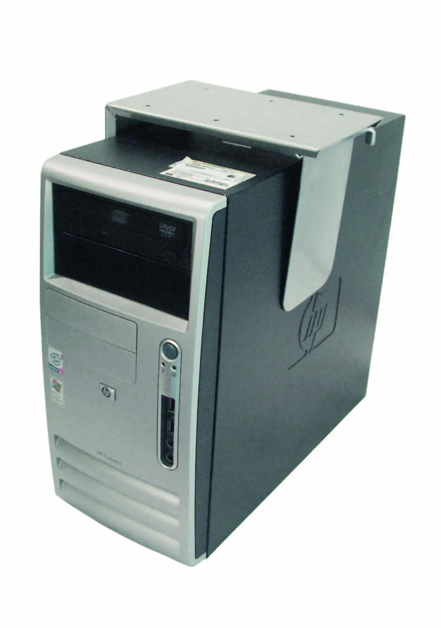 TWINCO Professional Supply Height Adjustable Cpu Holder Under Desktop Computer Base Holder