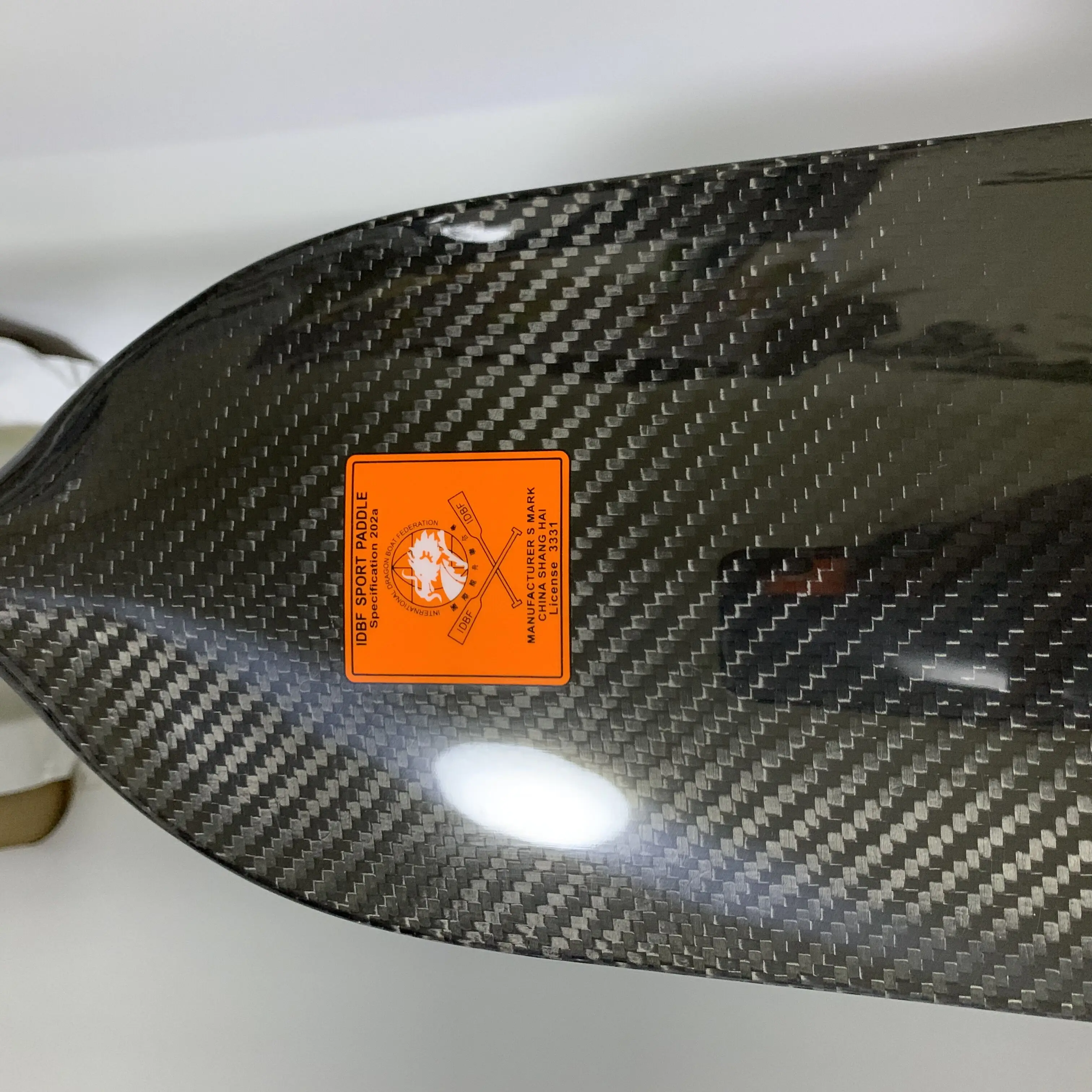 Lightweight Adjustable Carbon Fiber Dragon Boat Paddle IDBF Certified Dragon Boat Paddles for sale Full Carbon Fiber Paddle