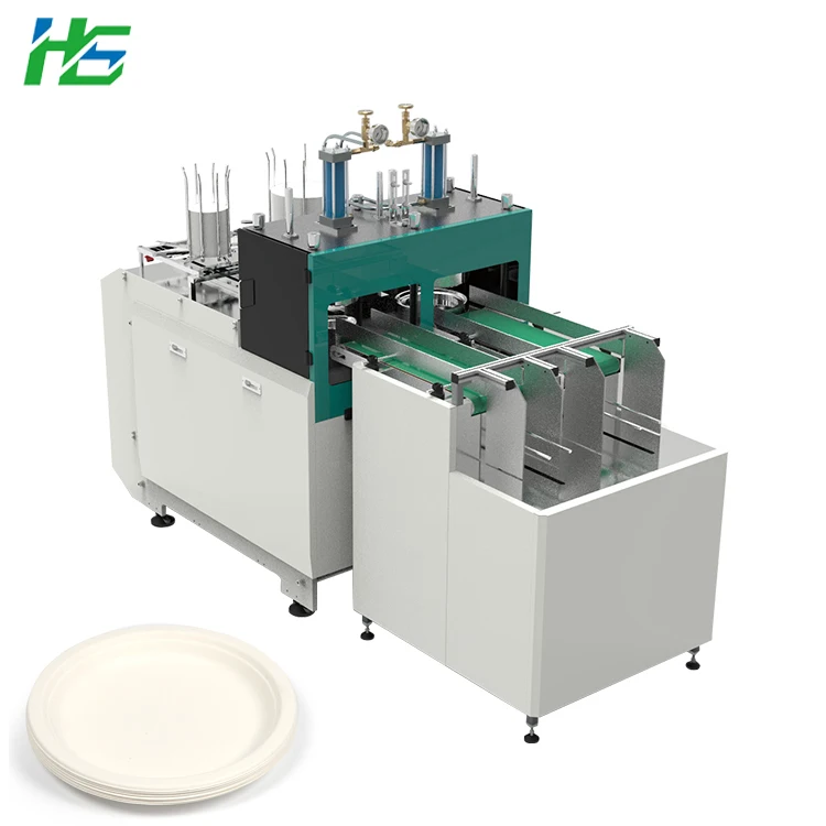 Full Automatic Disposable Lunch Box Paper Plate Making Machine