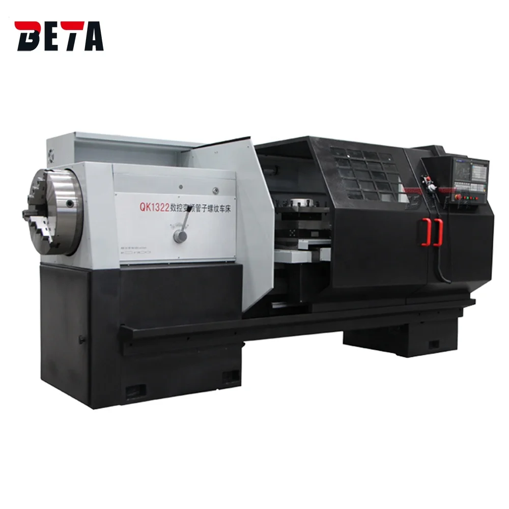 QK1322 Horizontal Heavy Duty Pipe Threading Lathe CNC Machine for Thread Cutting