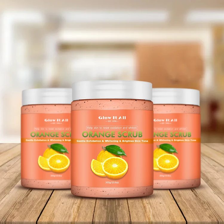 
 Оптовая продажа, натуральный органический отбеливающий скраб для тела Private Labe, отшелушивает старение кожи, удаляет масло для кожи, скрабы для тела с гладким сахаром  