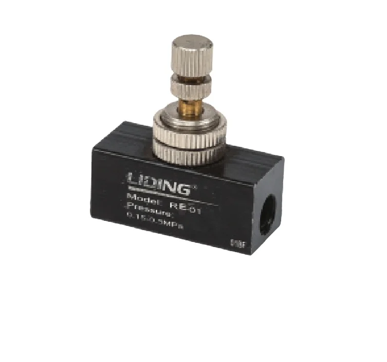 RE Series 1/4 One Way Flow Control Throttle Check Air Valve