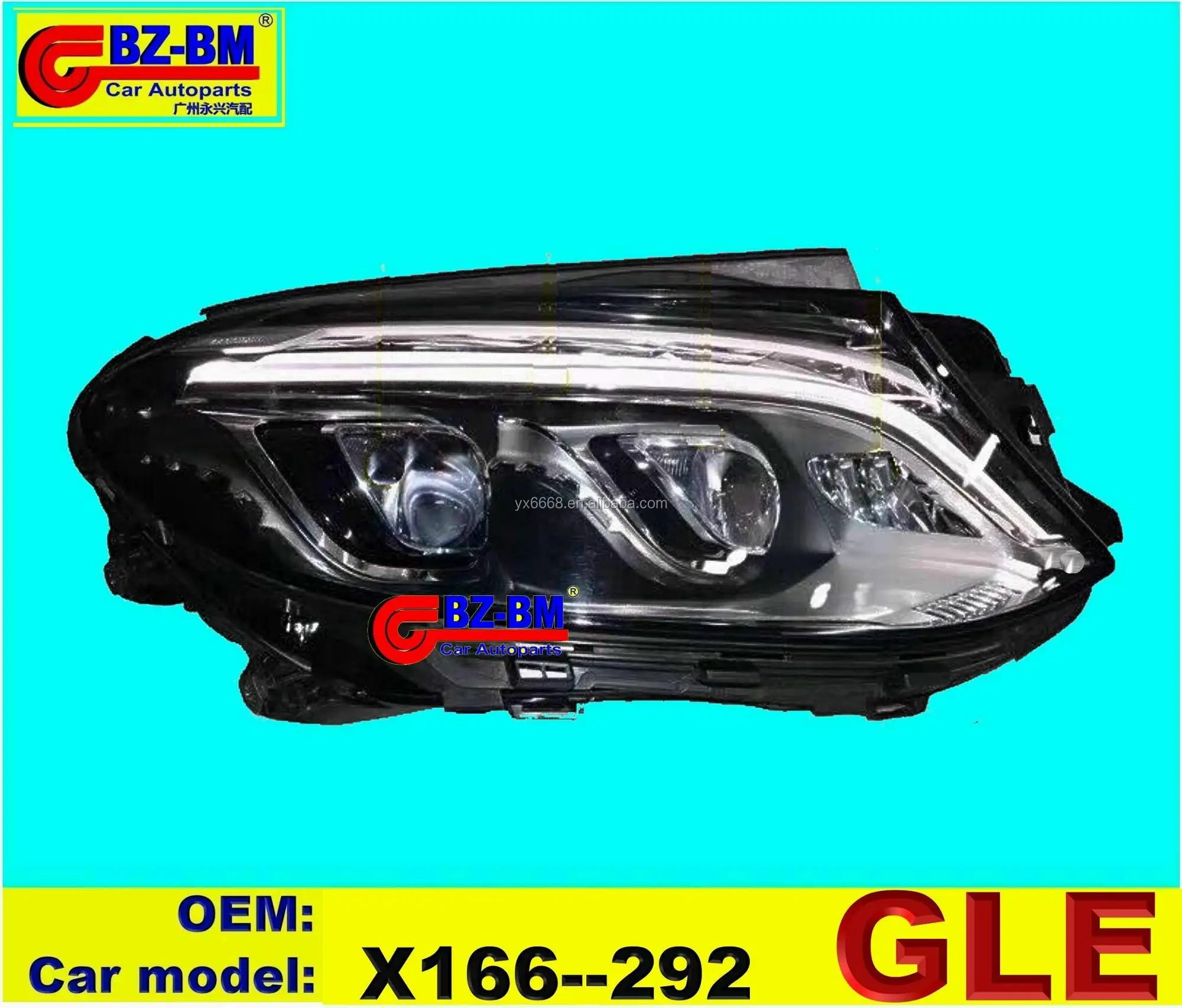 head lamp head light xenon hid led lamp for benz W245  W169  1698201761 1698201861