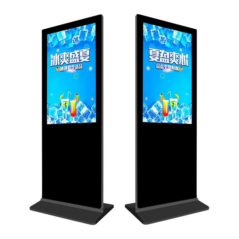 55 Inch Indoor Advertising Display Digital Outdoor Android Standing 1080p Stand Signage Floor Lcd Screen