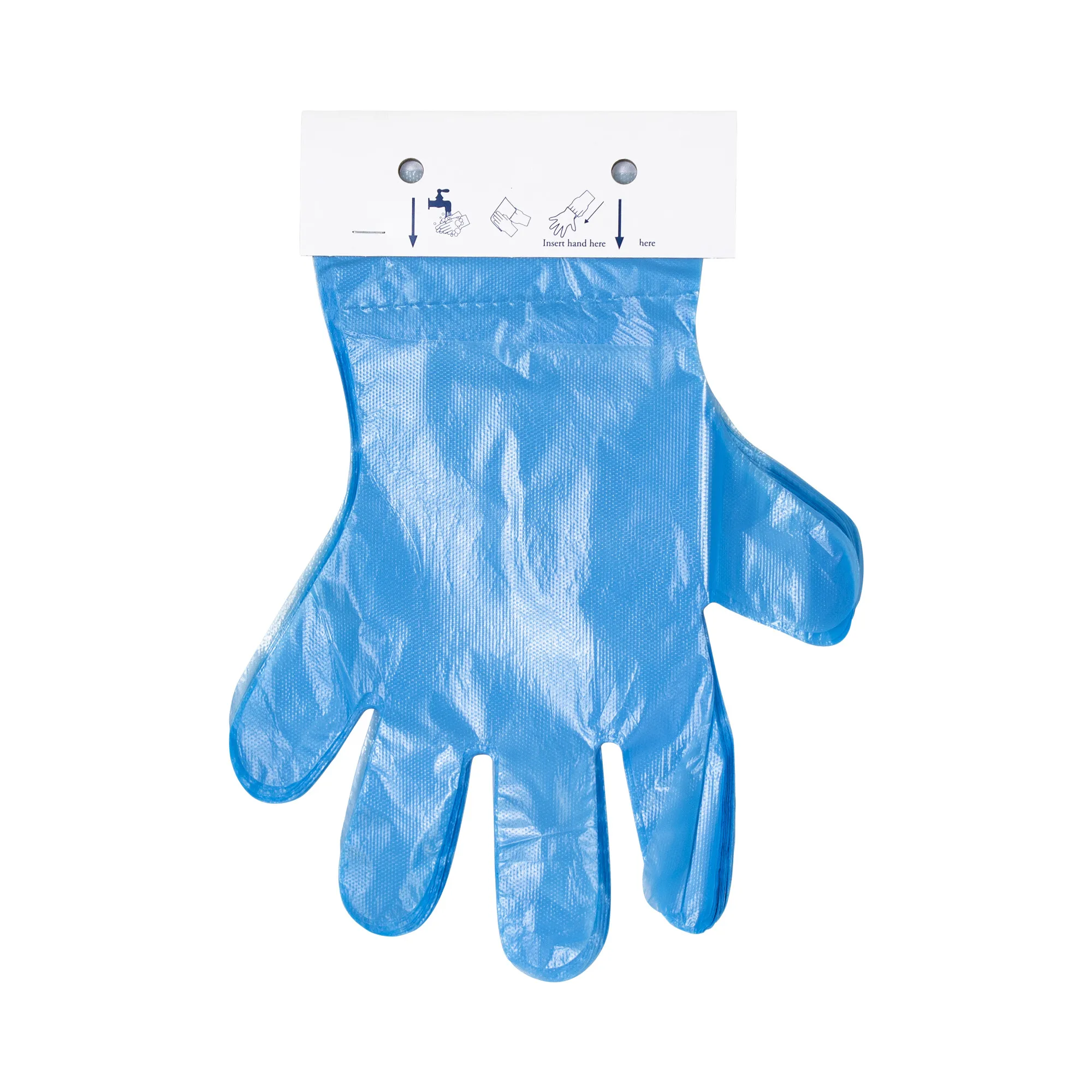 Plastic Poly Gloves Single Use Hand Covers for Food Safe Handling Preparation Kitchen Cooking