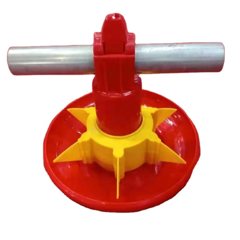 Automatic chicken feeder Poultry broiler Farm Floor Raising Chicken Broiler Breeder Pan Feeder and Drinker System