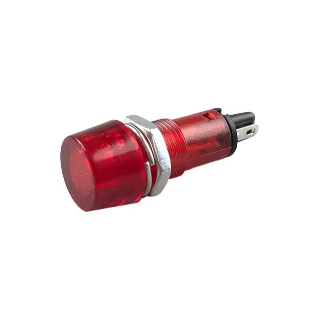10mm red power light indicator car indicator light pilot light indicator