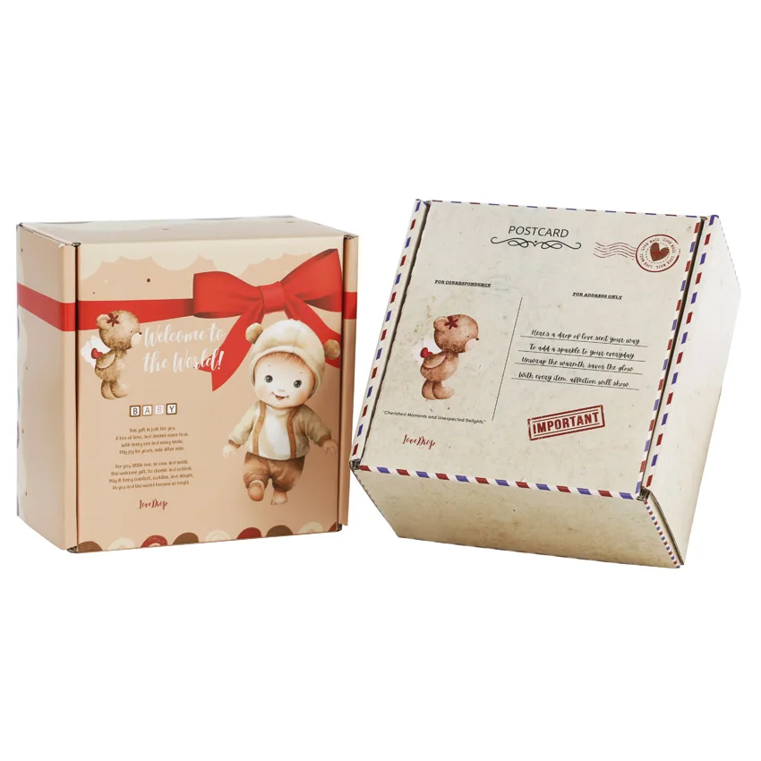 Custom Printed Unique Corrugated Shipping Boxes Custom Logo Cardboard Mailer Box