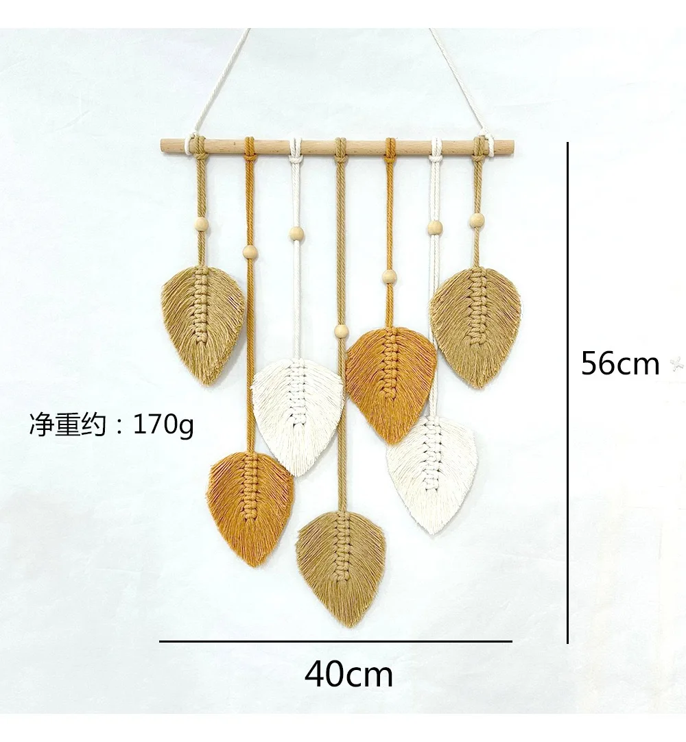 Handmade Home Decor Boho Macrame Tapestry Wall Decor for Bedroom Lving Room