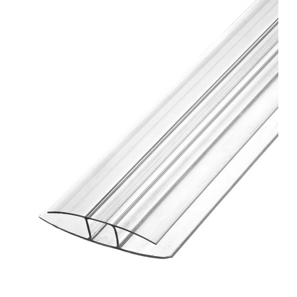 UV Co-extrusion waterproof roof pc sheet connection h & u plastic polycarbonate profiles