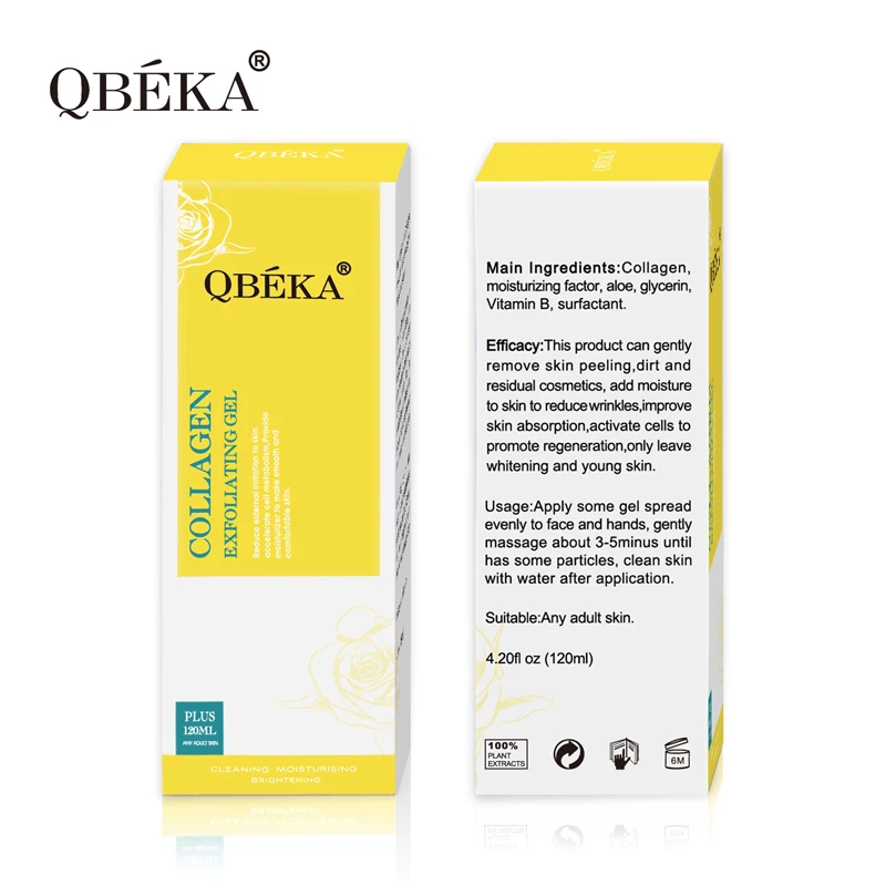 Отшелушивающий гель для лица QBEKA чудо-укрепляющий