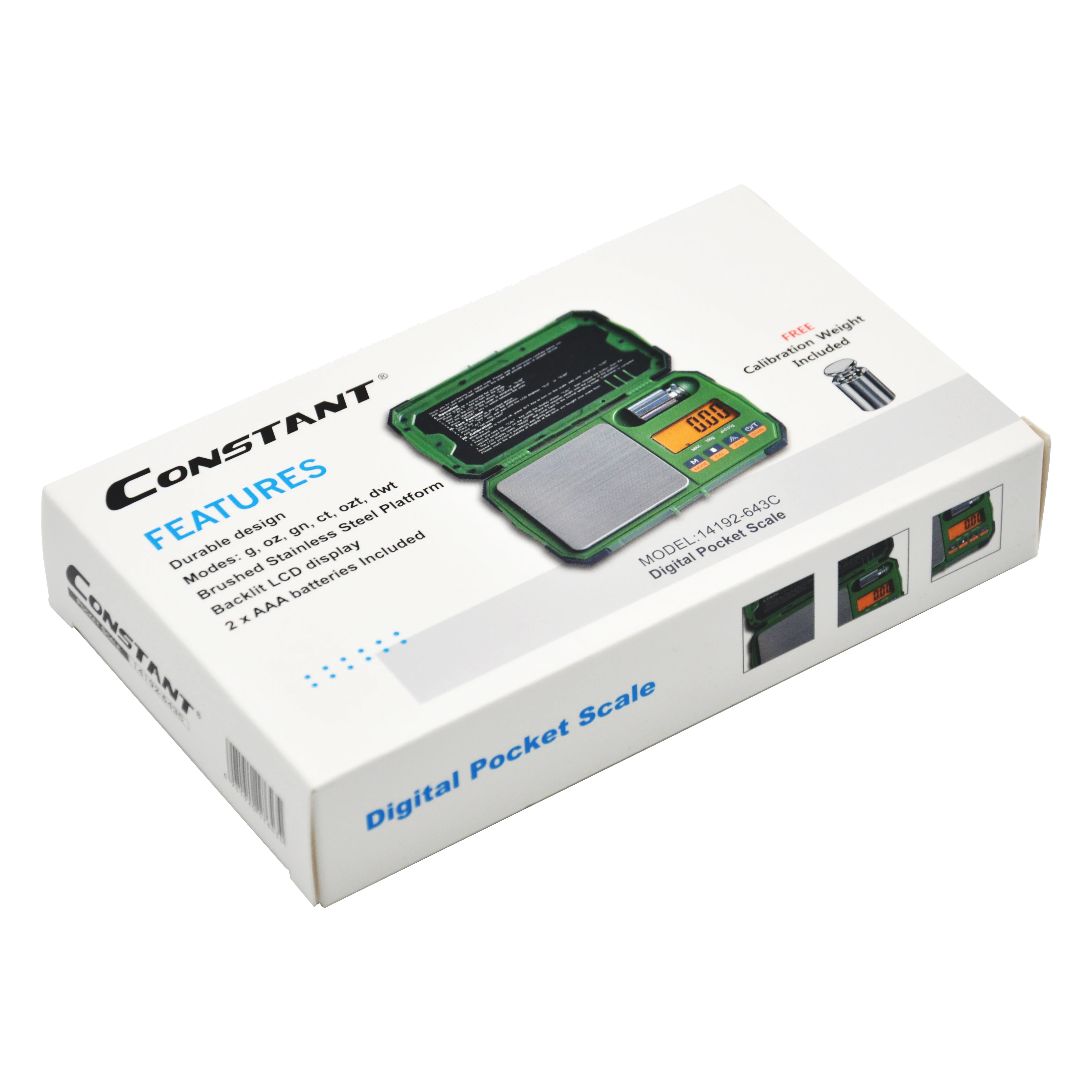 Constant-643C ЖК-дисплей Тип цифровые электронные карманные весы подсчета мини весы для драгоценных камней, выполненные из 0,01-200 г/0,001-20 г