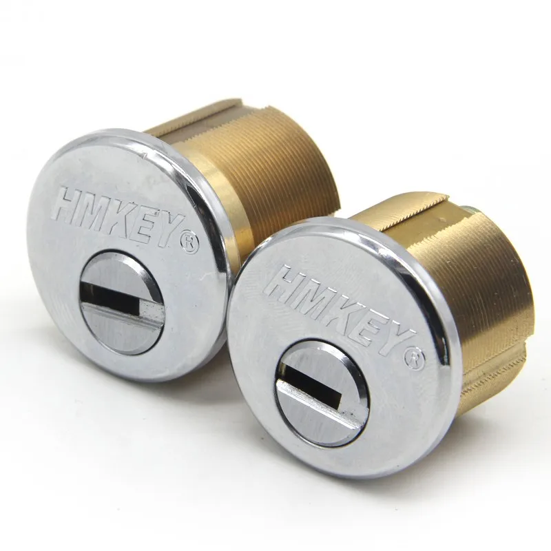 US America Style changeable deadbolt knob door lock cylinder 2 Keys Brass Rim & Mortise Rimo Door lock Cylinder