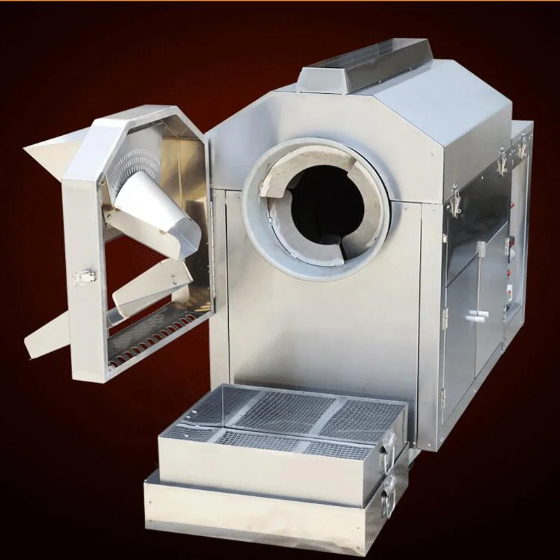 High Quality Multifunction Nut Baking Machine Commercial Stainless Steel Vertical Roasting For Fried Peanuts Chestnut