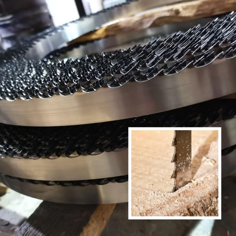 Best Portable Sawmill on the Market oscillating blade 32mm cut disc band sawmill blade aserradero para madera