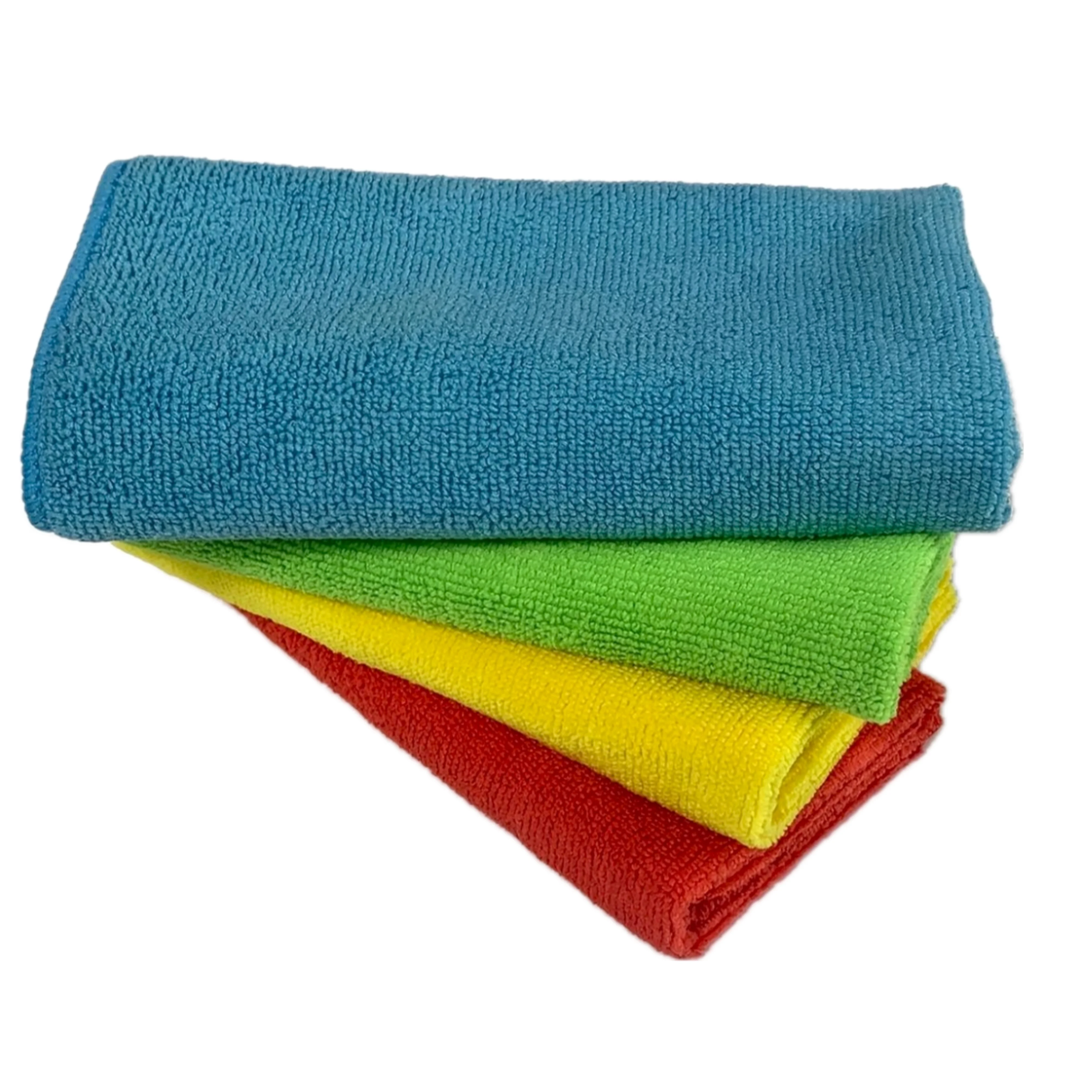 premium polyester microfiber fabric car wash towel microfibre cloth for car cleaning 50x60