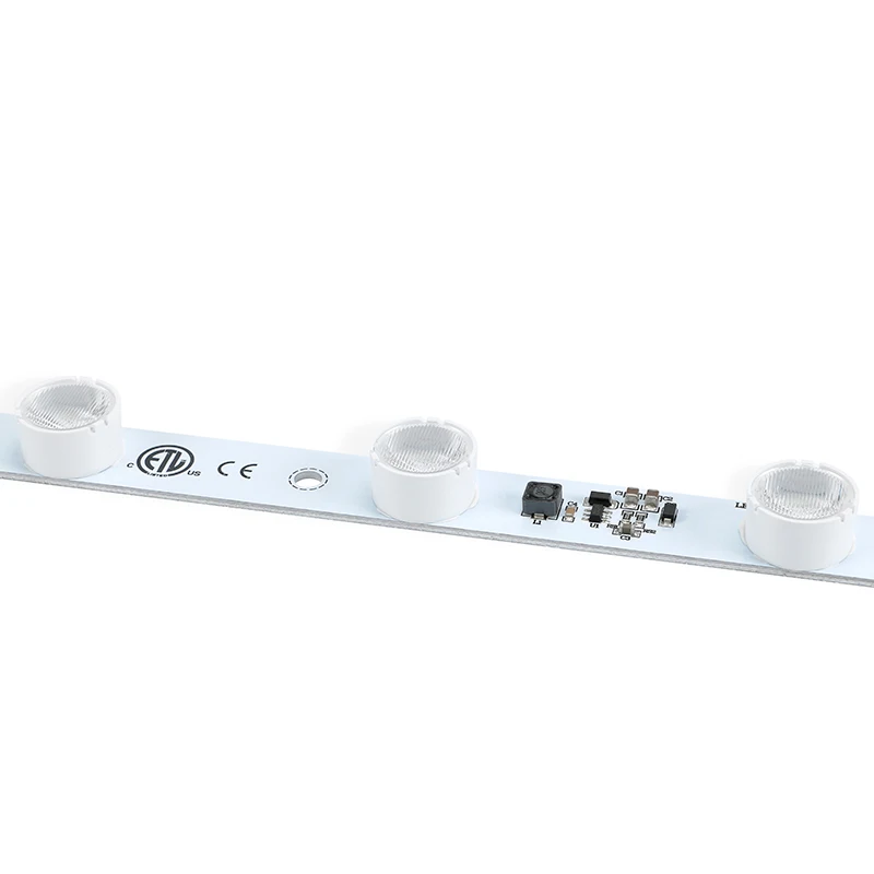 24V 5LEDs rigid strip white light with lens 9*50 degree Osram LED Chip for light box SL-BL042-100-S