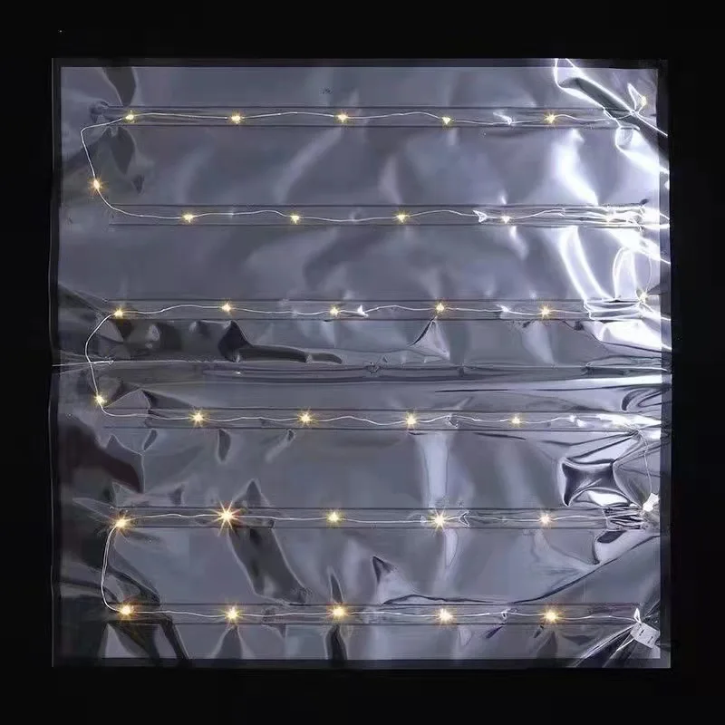 Wholesale luminous paper immortal flower/flower wrapping paper clear cellophane christmas glitter LED paper for flowers