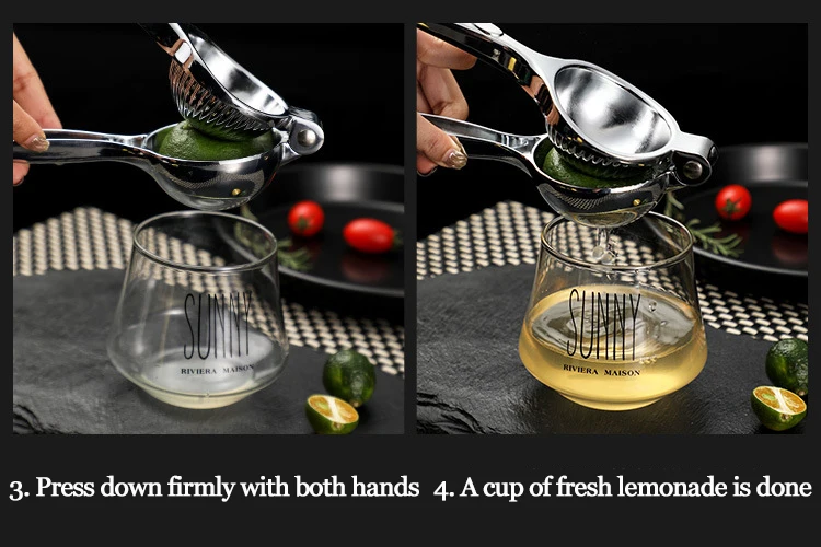 Wholesale Customized Kitchen Gadgets Manual Lemon Squeezer Stainless Steel