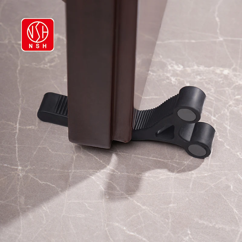 NSH 6256 With magnet door stop Windproof door stop wedge windproof door stop Child safety clamp hand card
