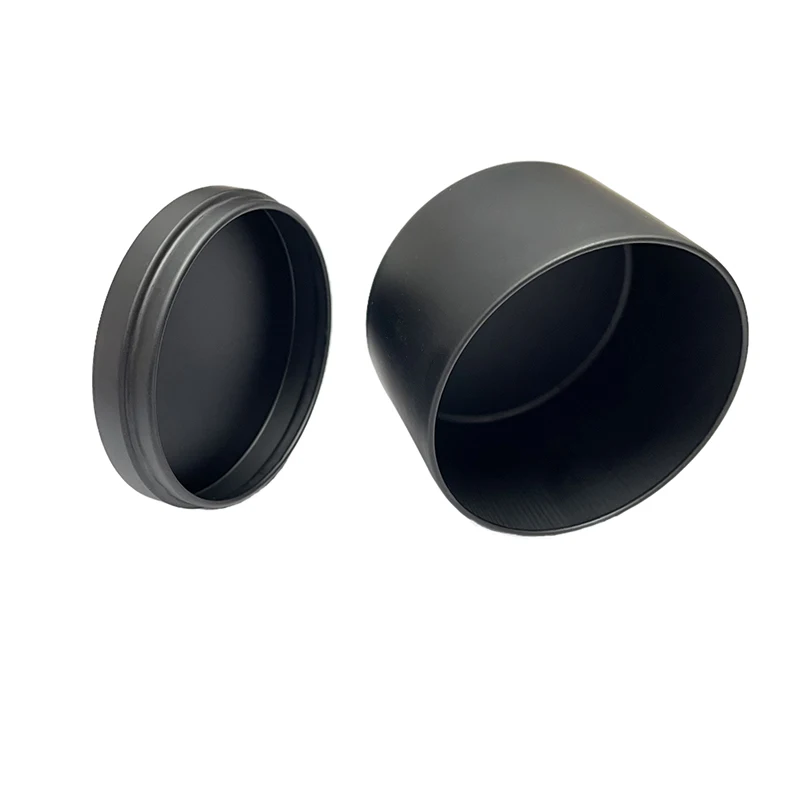 manufacturers Custom White High Quality Tin Box Wholesale Metal Candle Tins 8 Oz Food Grade Tin Can in China