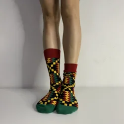 Colorful Wholesale Hot Selling Socks Accessories Print for Adult African