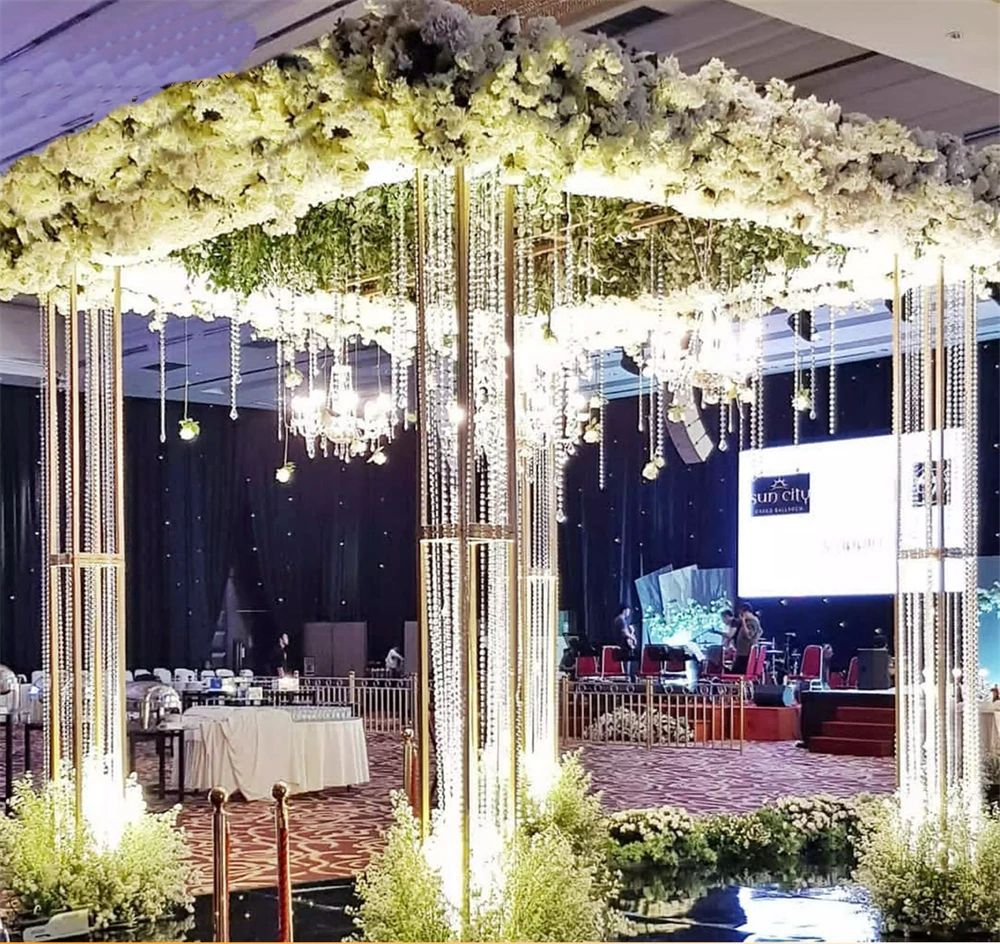 Wedding Arch Backdrop White Wedding Church Backdrop Decoration