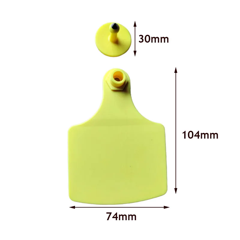 Cattle Cow TPU Ear Tags Pig goat Ear tags With laser Print Head Earrings Farm Livestock Animal Identification Card