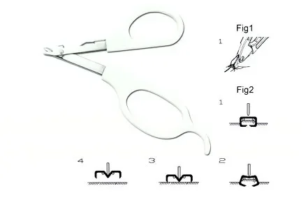 Cheap Price Medical Supply Surgical Instruments stainless steel medical skin stapler of medical instruments 35w skin stapler