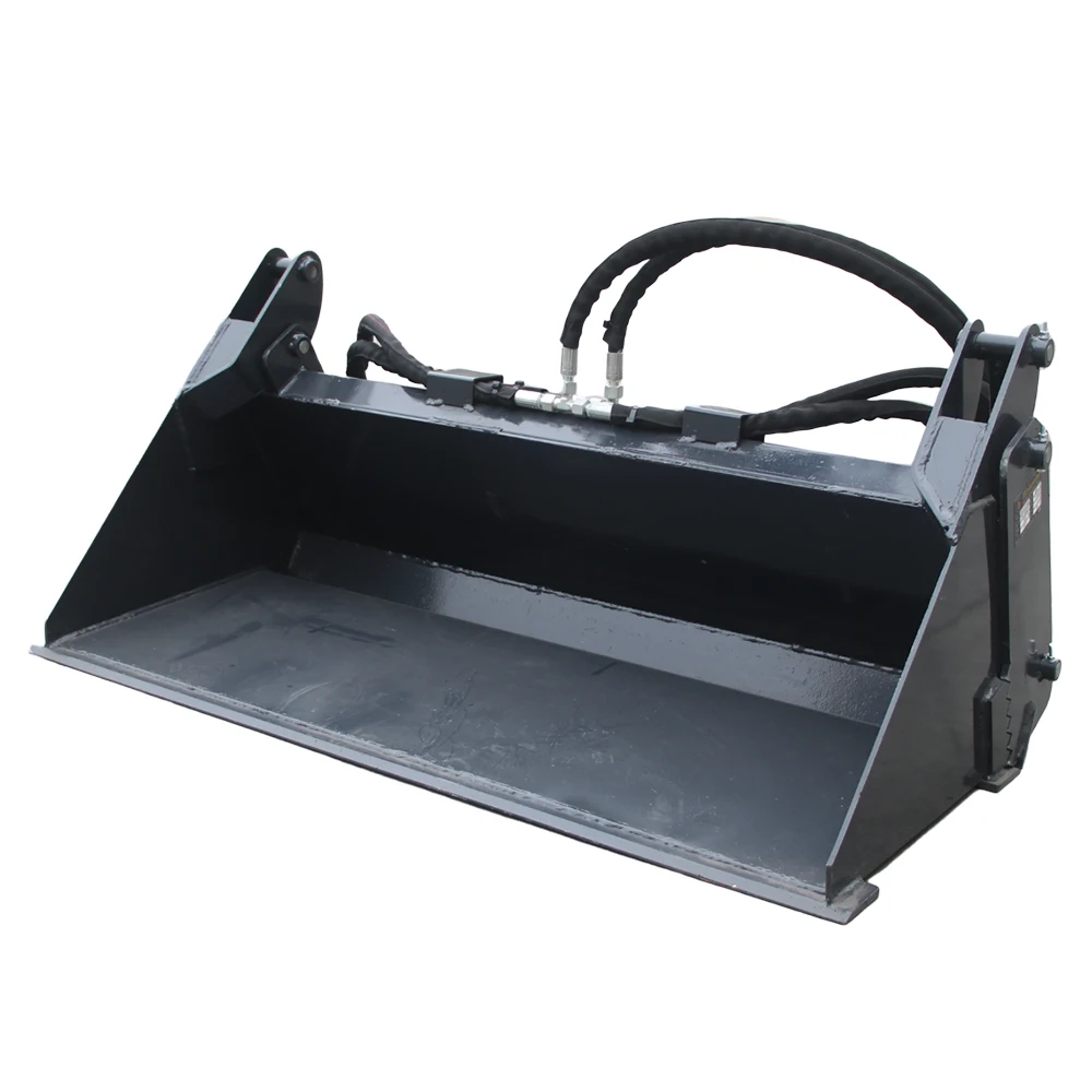 The Multi Functional 4 in 1 Mini Combination Bucket Which Is a Part for Mini Skid Steer Attachment Loaders Is Inexpensive