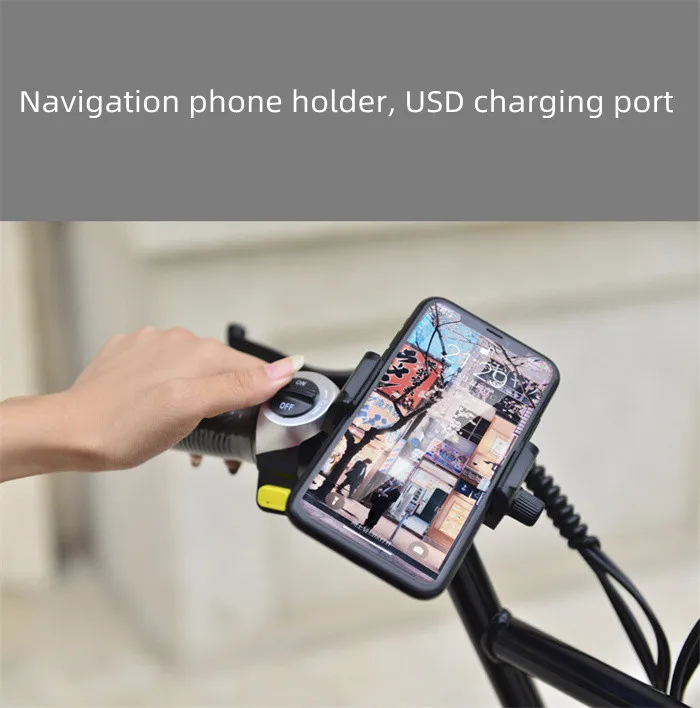 CC High quality lithium battery 3 wheel 8A 10A 15A Electric Motorcycle stable design LED light Airless Tire Electric scooters